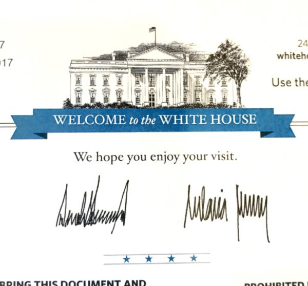 white house tour request status