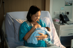 Finding comfort in breastfeeding positions and achieving a good latch