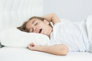 Mouth breathing and sleeplessness in children