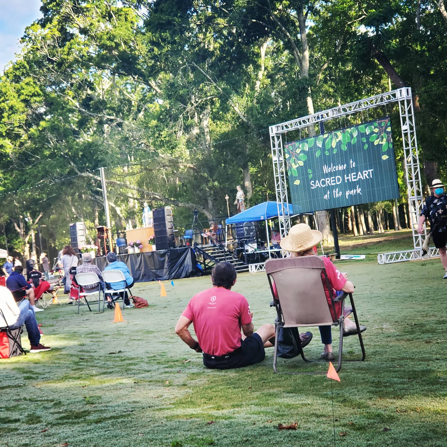 Find Shelter In This Place :: Outdoor Mass While Sheltering In Place