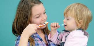 Discolored or stained teeth in kids or children pediatric dentist
