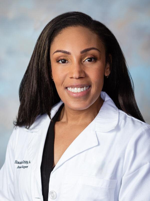 Shaunda Grisby, MD is a surgical oncologist at Ochsner Lafayette General Breast Center.