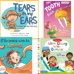 Amazon books recommended by Dr. Gouri before first dental visit