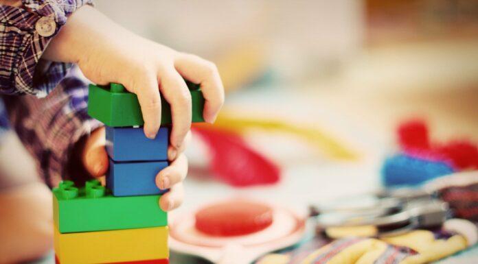 Child Playing with Blocks