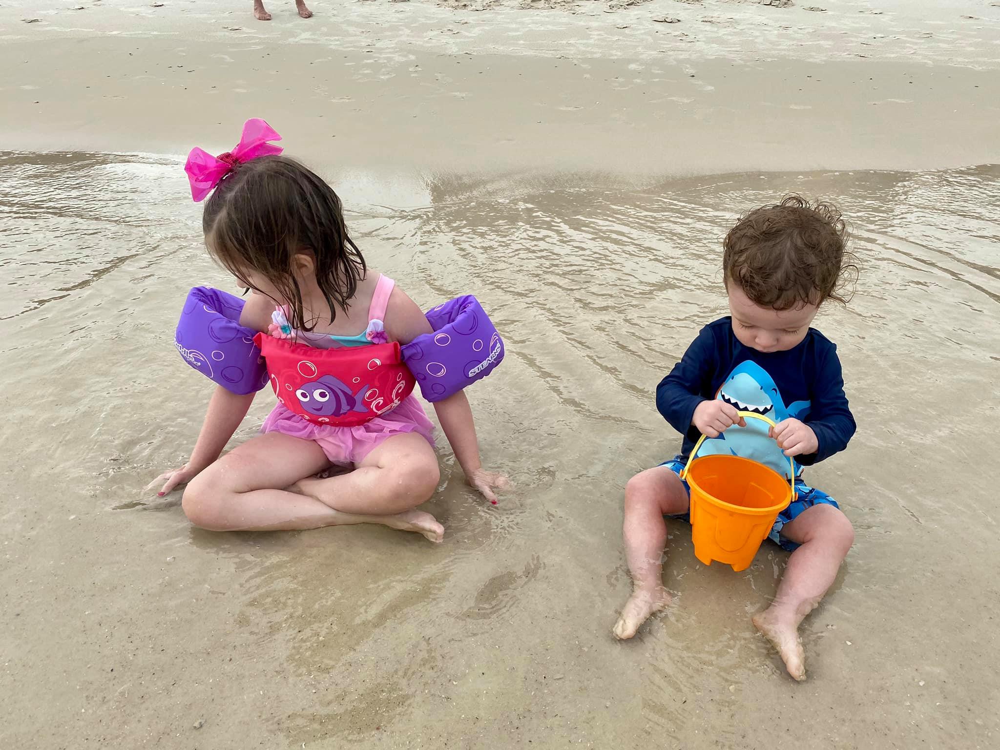 Kids on a beach