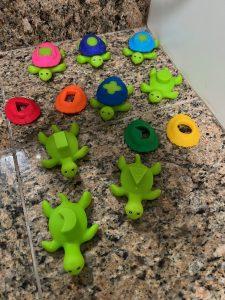 Learning Resources Shape Shell Turtles Bath Toys