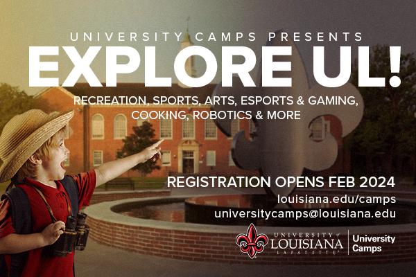 Explore UL summer camp Lafayette Louisiana