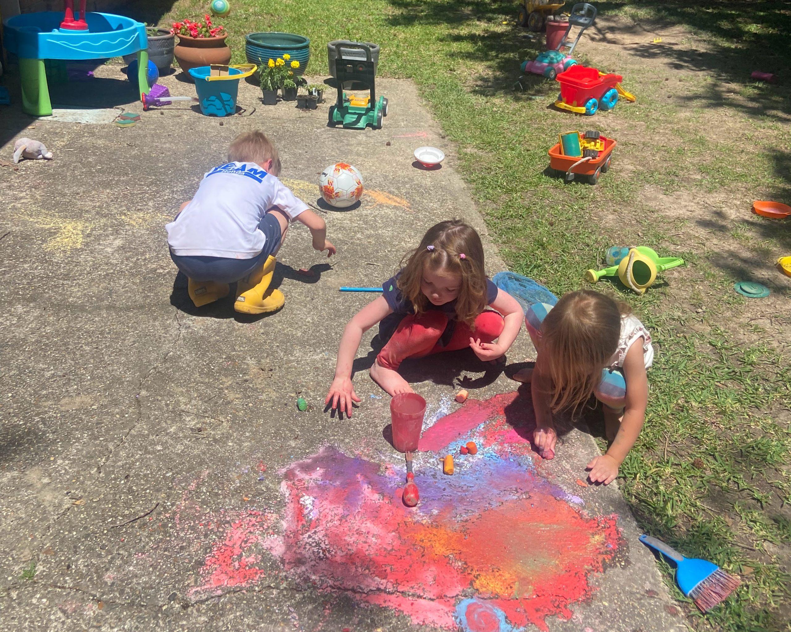 1,000 Hours Outside :: Find Magic Outdoors, chalk 