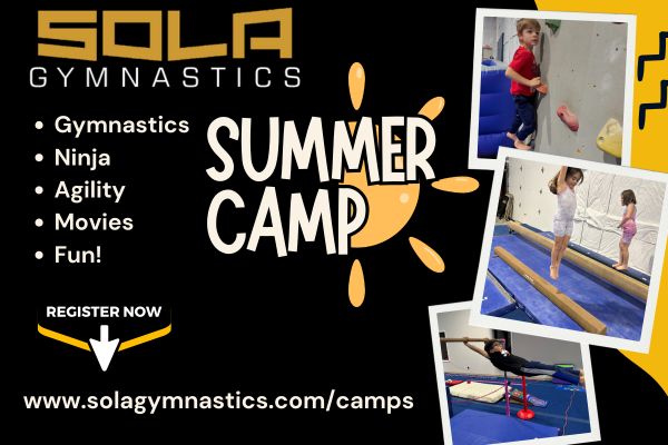 SOLA Gymnastics Lafayette Sola Gymnastics Summer Camp 2026